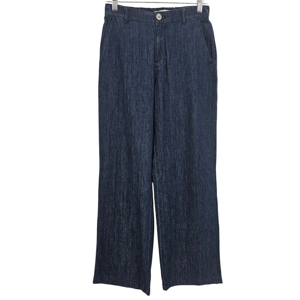 Madewell Womans size 0 Zoe Relaxed Straight Denim Pants Trousers Blue NZ100 NEW